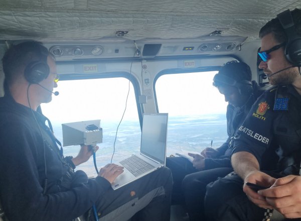 Målinger i helikopter
