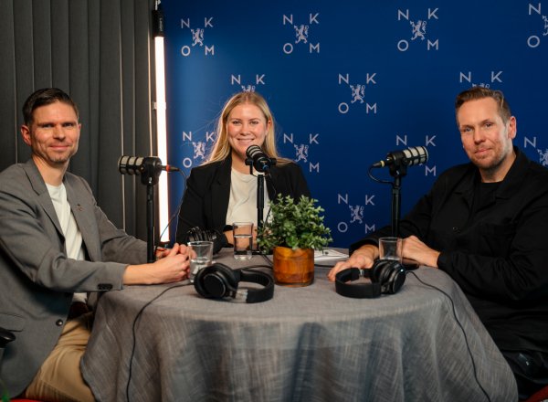 Espen Slette, Victoria Marie Nordahl og Thurdur Arnason i studio. 