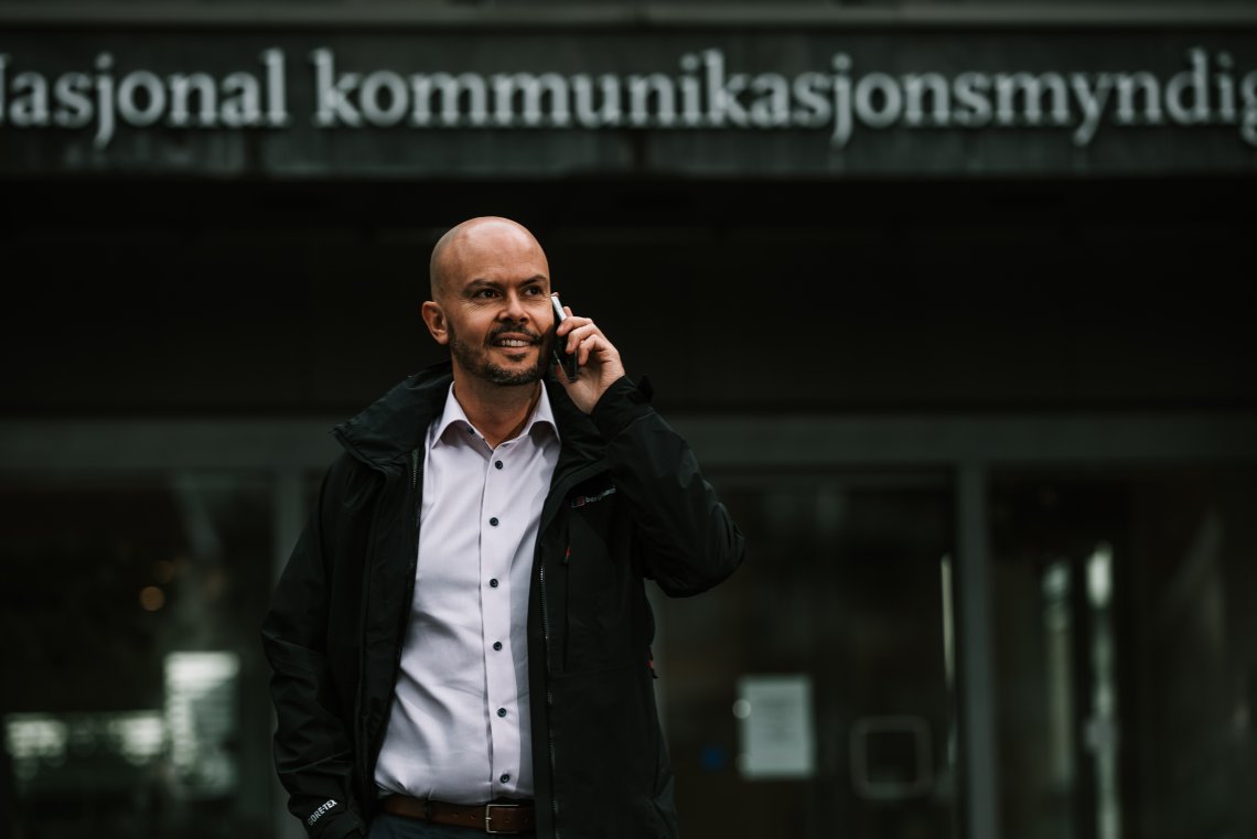 Nkom direktør, John-Eivind Velure