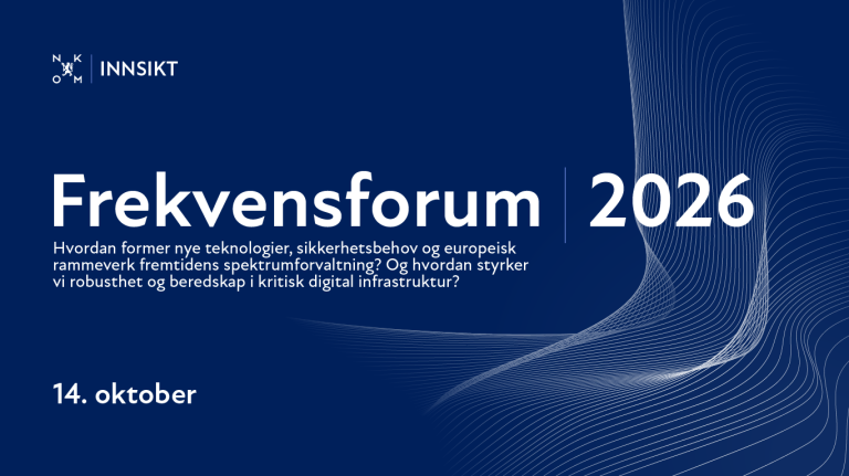 Plakat for Frekvensforum 2026